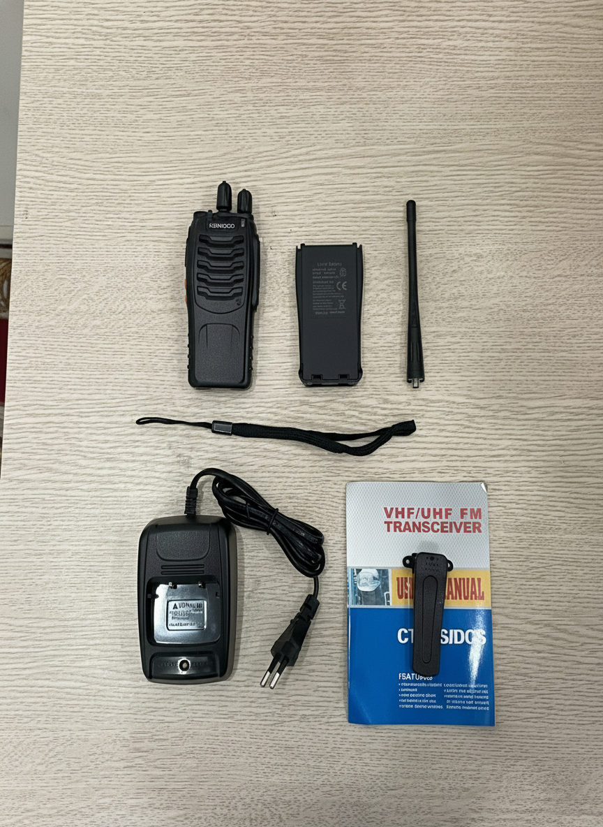 Alternative view of Máy Bộ Đàm Cầm Tay Kenwood Tk 308 Dòng bộ đàm “nồi đồng cối đá” cho công trình & môi trường khắc nghiệt