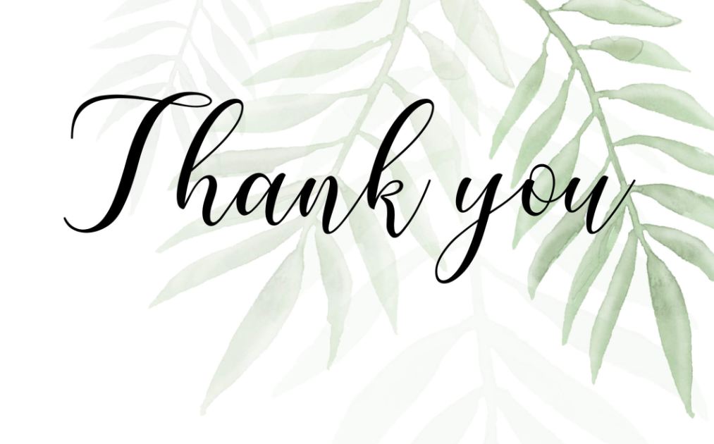 thank you