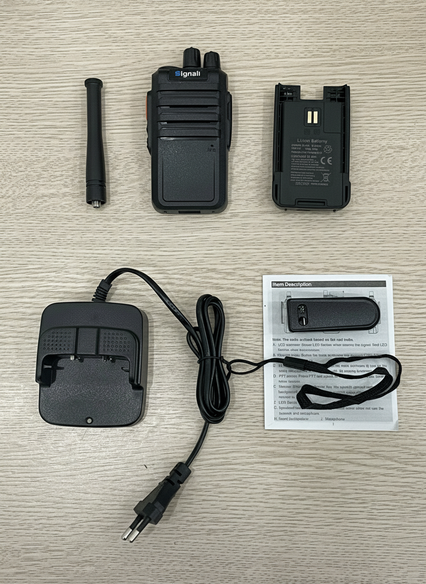 Alternative view of Bộ đàm SIGNALL SN355 Bộ đàm cầm tay UHF công suất lớn 10W, pin 4200mAh, liên lạc ổn định đến 3km