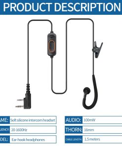 Alternative view of Tai Nghe Cho Bộ Đàm Jack 3,5mm