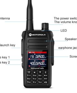 Alternative view of Motorola Xir P8650 Plus Dòng bộ đàm cao cấp chống nước IP67, màn hình hiển thị, 1207 kênh