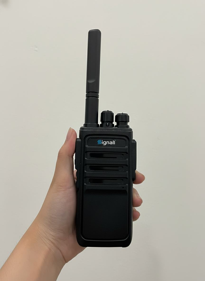 Bộ đàm cầm tay Signall SN58 – Công suất ổn định, pin bền bỉ, tối ưu chi phí cho công trình 12 bo dam cam tay signall sn58 8